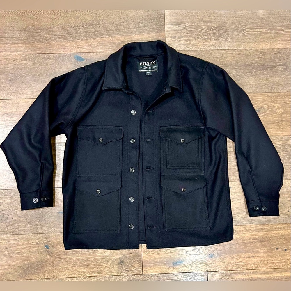 Filson Mackinaw Wool Cruiser Dark Navy NWOT